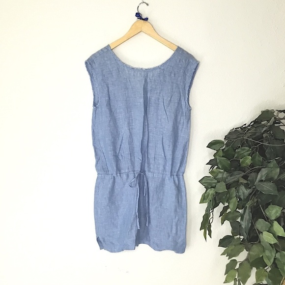 Soft Joie Linen Chambray Dress - Picture 1 of 7